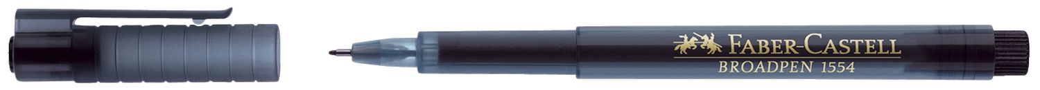 Fineliner BROADPEN 1554 - 0,8 mm, schwarz (dokumentenecht)