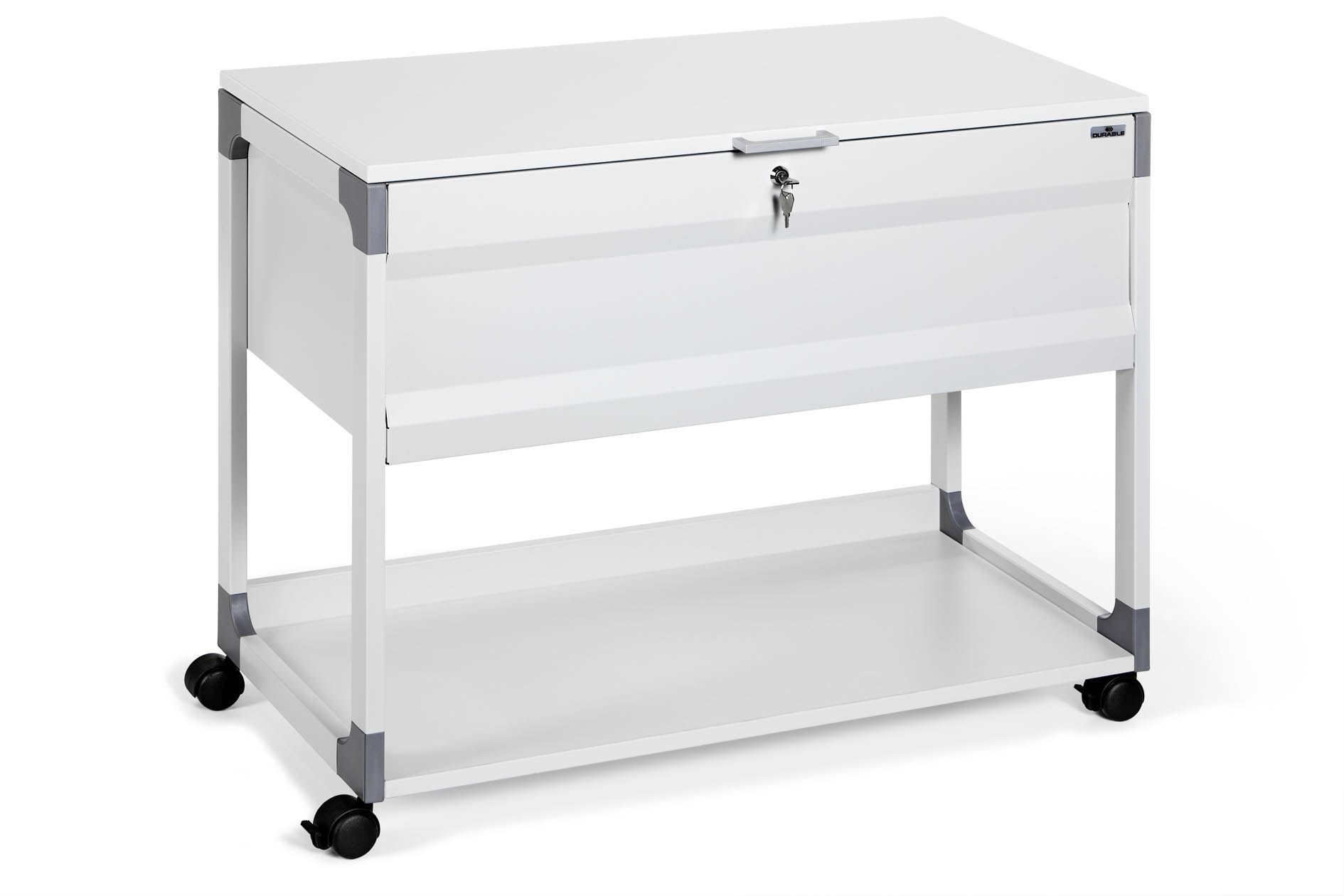 Hängemappenwagen Durable SYSTEM FILE TROLLEY 100 MULTI TOP 3787 10 für 100 Mappen A4, grau