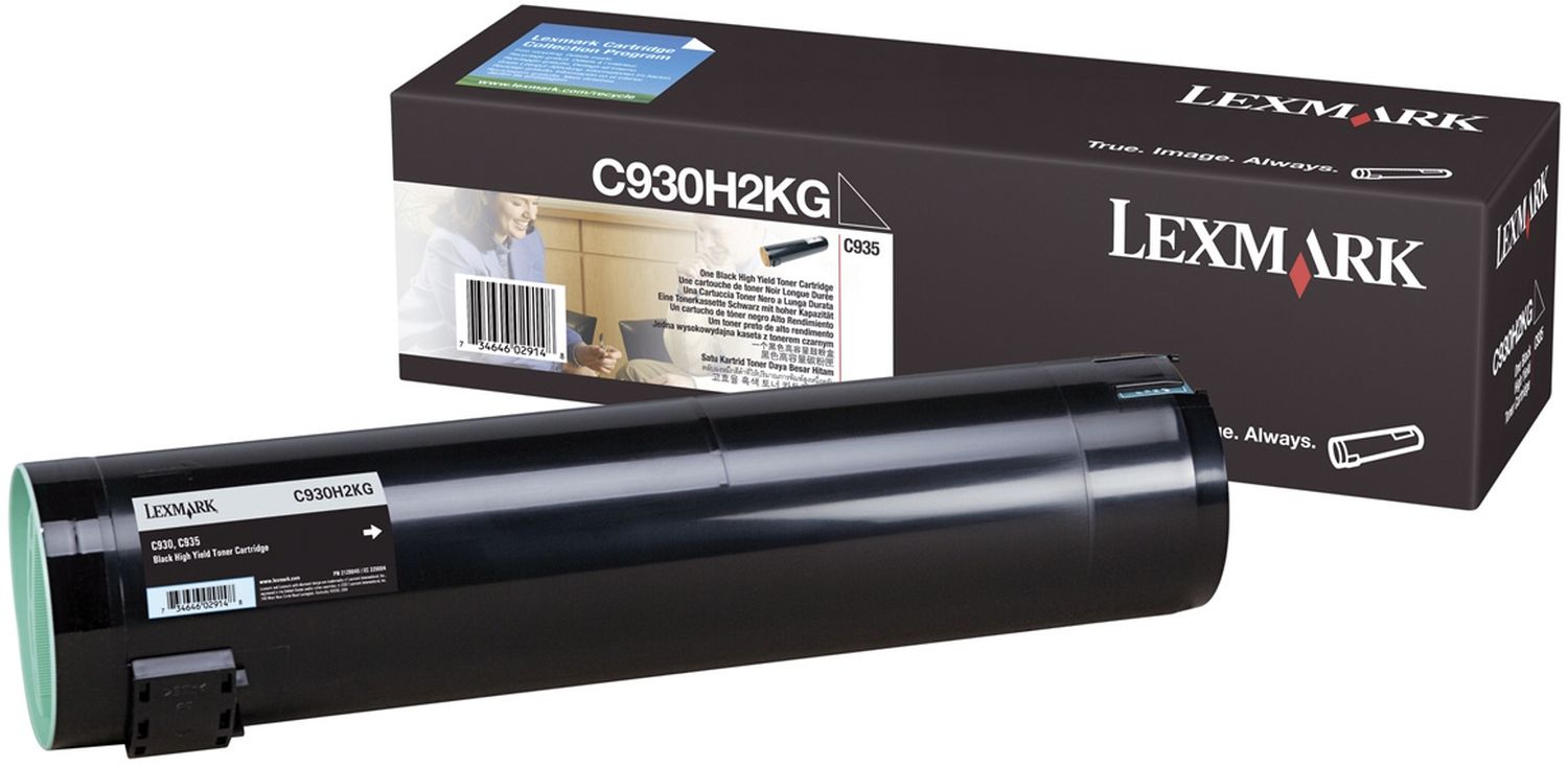 Original Lexmark Toner schwarz (00C930H2KG,0C930H2KG,C930H2KG)