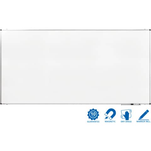 Whiteboard Legamaster Premium 7-102076, 240 x 120 cm, lackiert, Alurahmen, senk- oder waagerechte Wandbefestigung