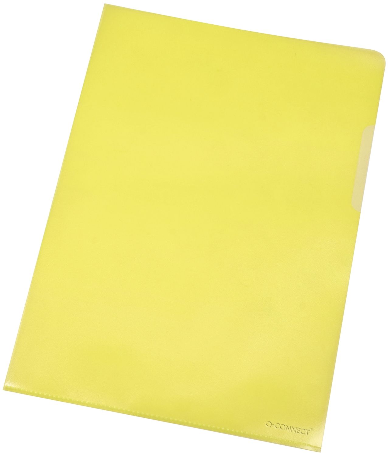 Sichthülle - A4, 120 mym, genarbt gelb, 100 Stück
