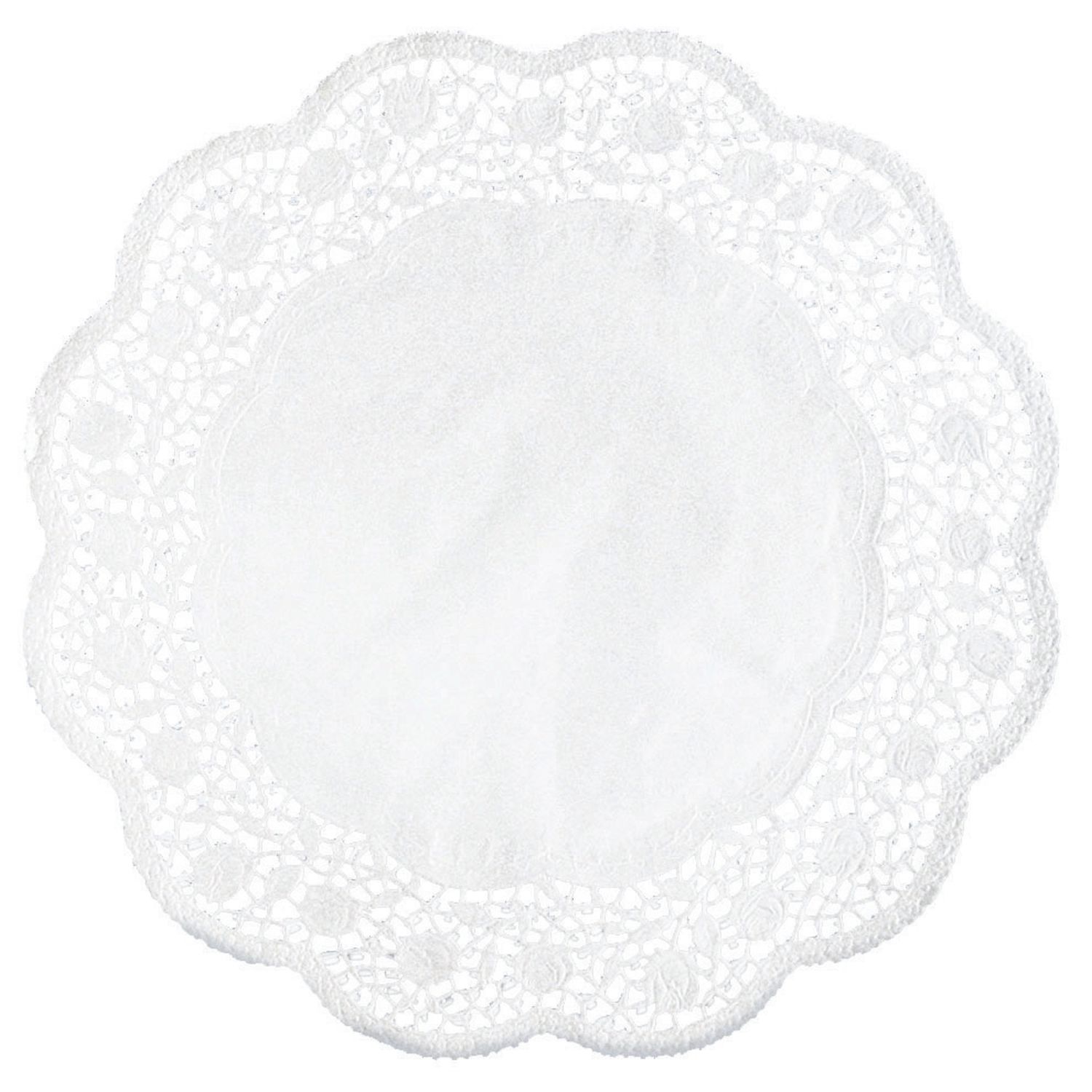 Tortenspitzen - Ø 36 cm, 6 Stück, weiß