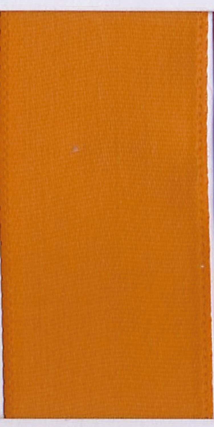 Doppelsatinband - 3 mm x 50 m, orange