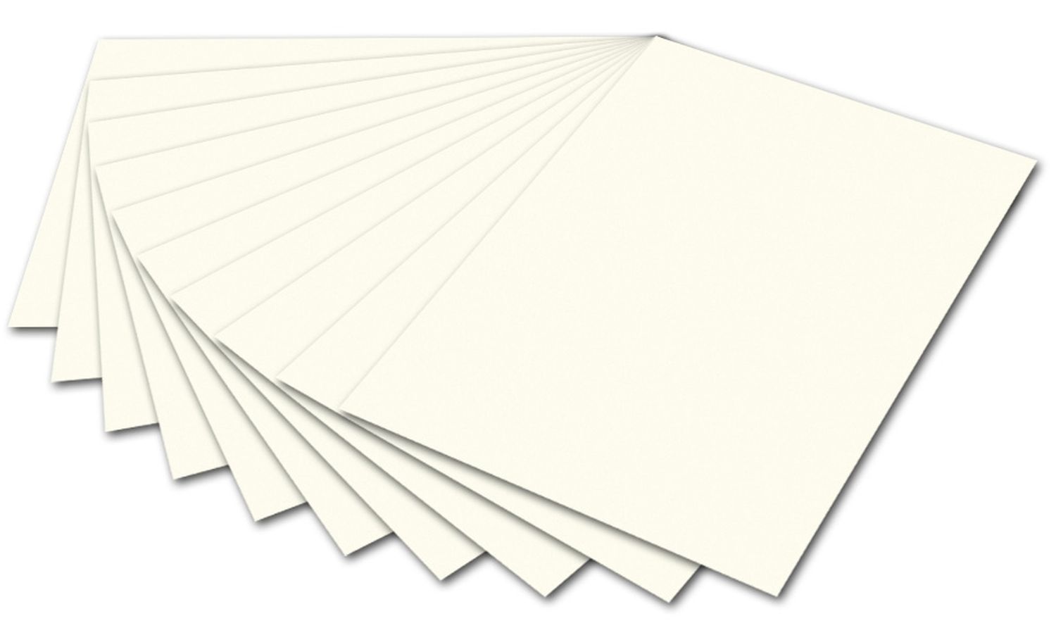 Tonpapier - 50 x 70 cm, perlweiß
