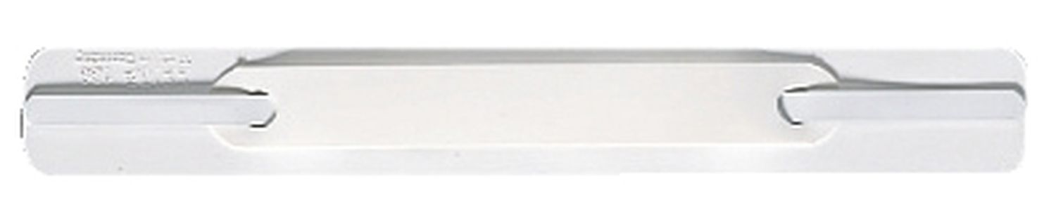 Heftstreifen Leitz 1717-00-00, selbstklebend, kurz, PVC-Hartfolie, weiß, 10 Stück