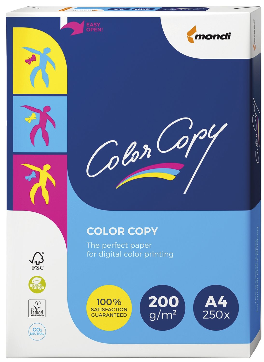 Kopierpapier Mondi ColorCopy® 2100005110, DIN A4, 200 g/qm, weiß, 250 Blatt