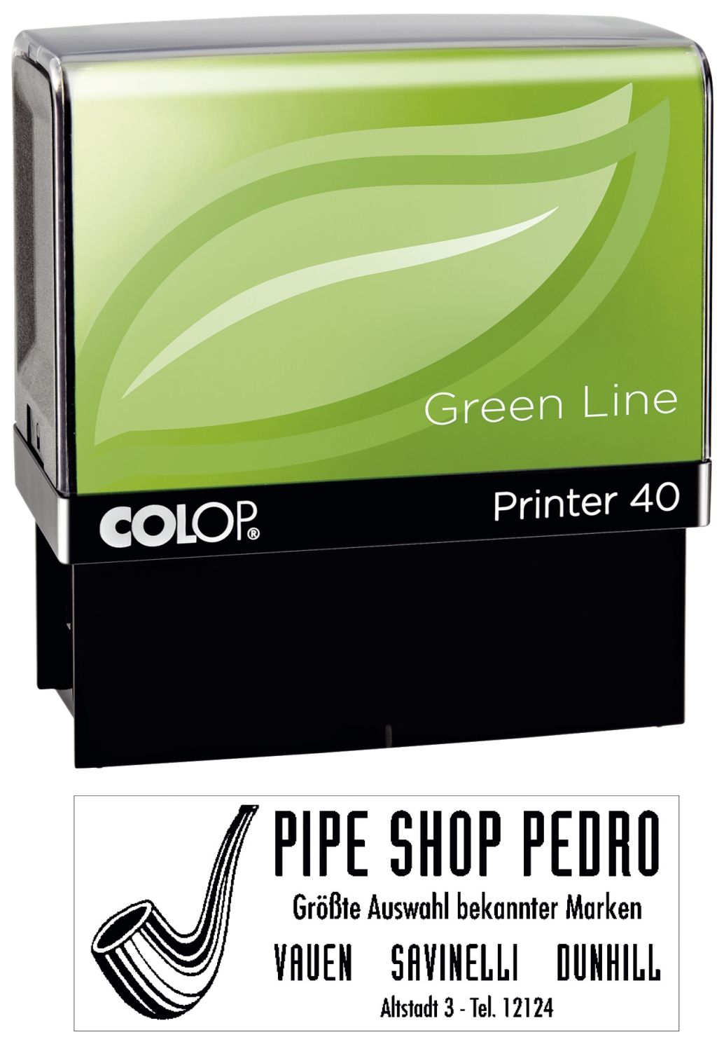 Printer 40 Green Line - max . 6 Zeilen, 23 x 59 mm