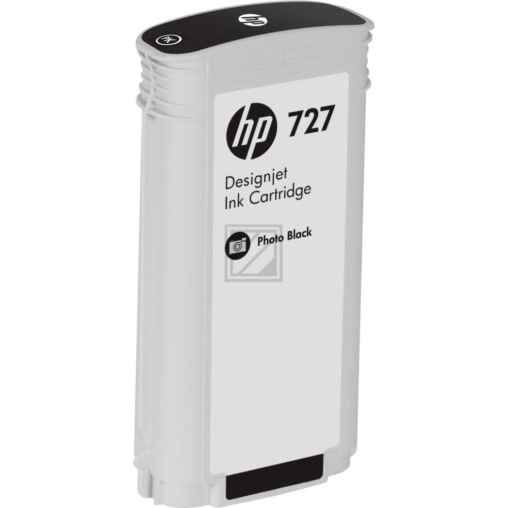 HP (Hewlett Packard) Original Tinte HP 727 (B3P23A), ca. 740 Seiten, photo schwarz