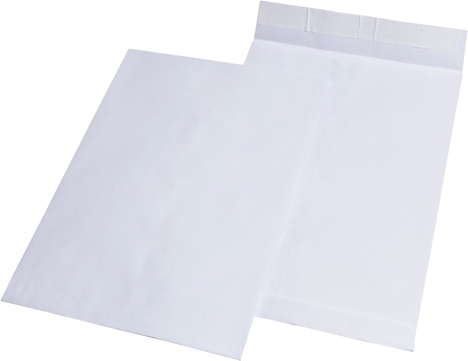 Faltentaschen MAILmedia® 30007364, C4, ohne Fenster, mit 20 mm Falte, 120 g/qm, weiß, 100 Stück