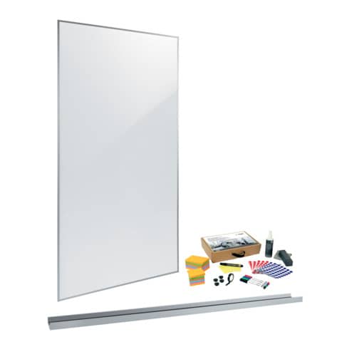 Whiteboard Sigel Meet up MUB05, 180 x 90 cm, lackiert, Alurahmen, stehen in Wandschiene