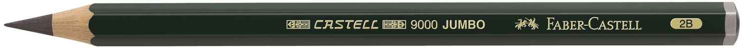 Bleistift Castell® 9000 Jumbo - 2B, dunkelgrün