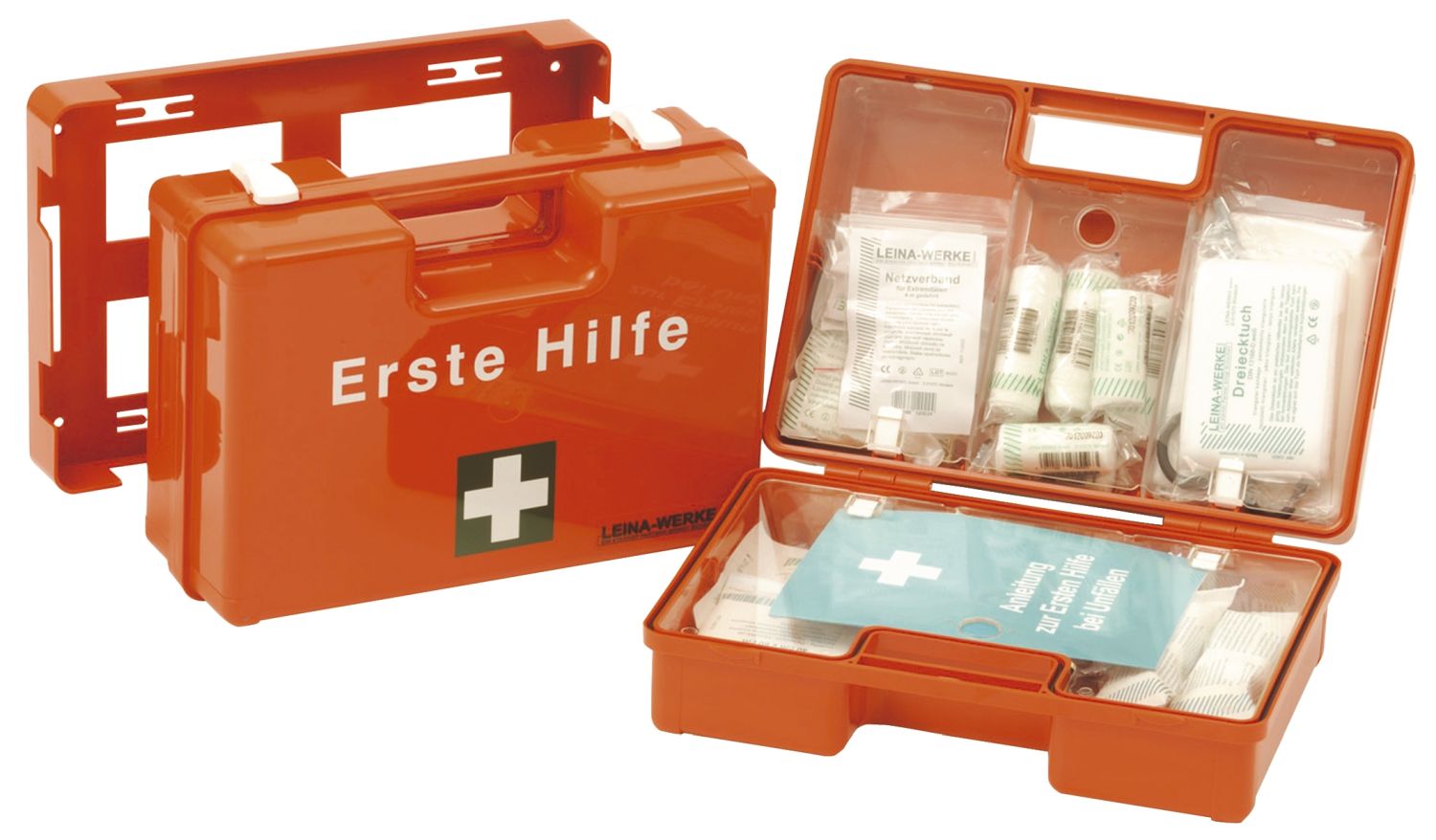 Erste-Hilfe-Koffer nach DIN 13157 SAN Leina-Werke 21033, orange