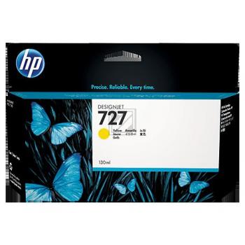 HP (Hewlett Packard) Original Tinte HP 727 (B3P21A), ca. 740 Seiten, yellow