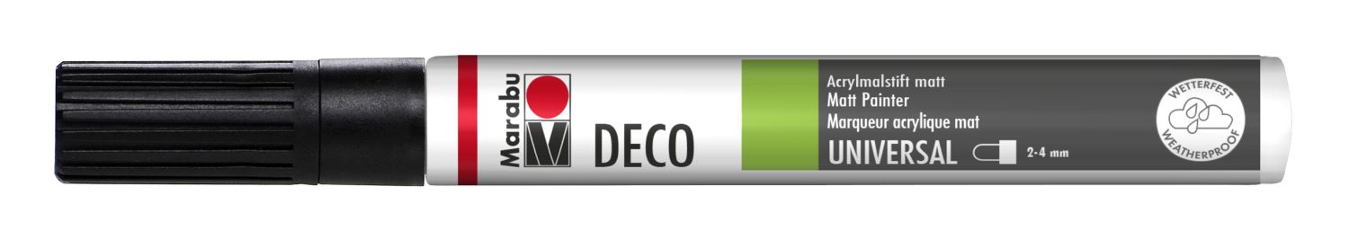 Deco Painter - Schwarz 073, 2-4 mm