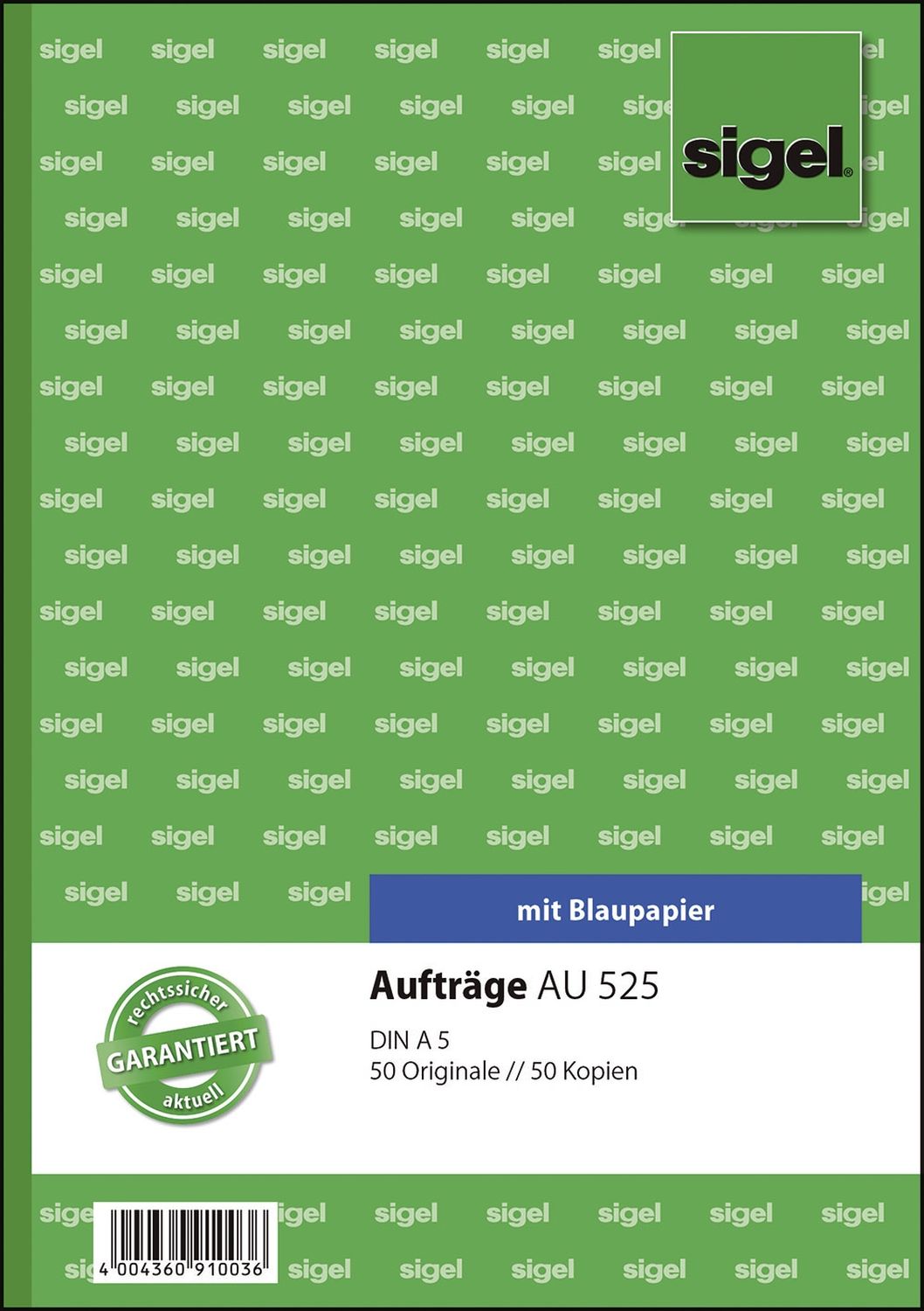 Aufträge - A5, BL, MP, 2 x 50 Blatt