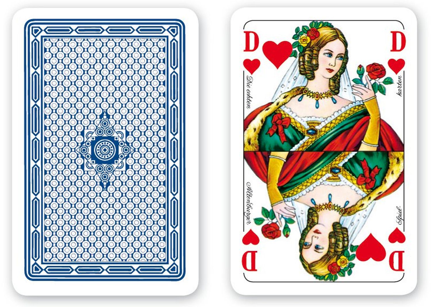 Spielkarten Poker (französisches Bild)