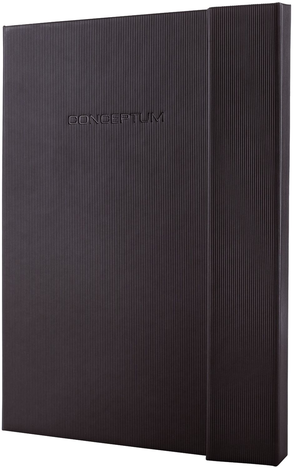 Notizbuch Conceptum - ca. A4, kariert, 194 Seiten, schwarz, Hardcover