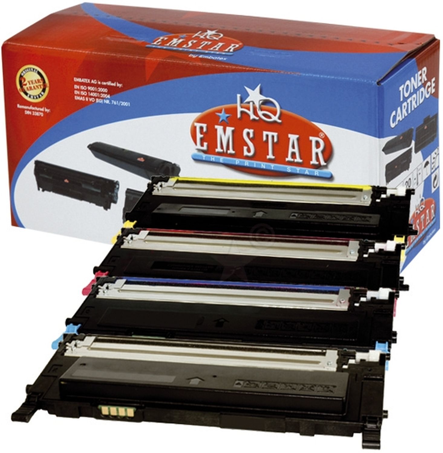 Alternativ Emstar Toner Value-Kit (Bk,C,M,Y) (09SACLP365MULTI/S644,9SACLP365MULTI,9SACLP365MULTI/S644,S644)