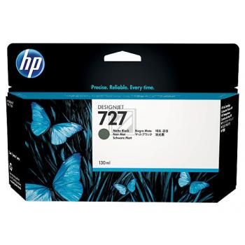 HP (Hewlett Packard) Original Tinte HP 727 (B3P22A), ca. 740 Seiten, schwarz matt