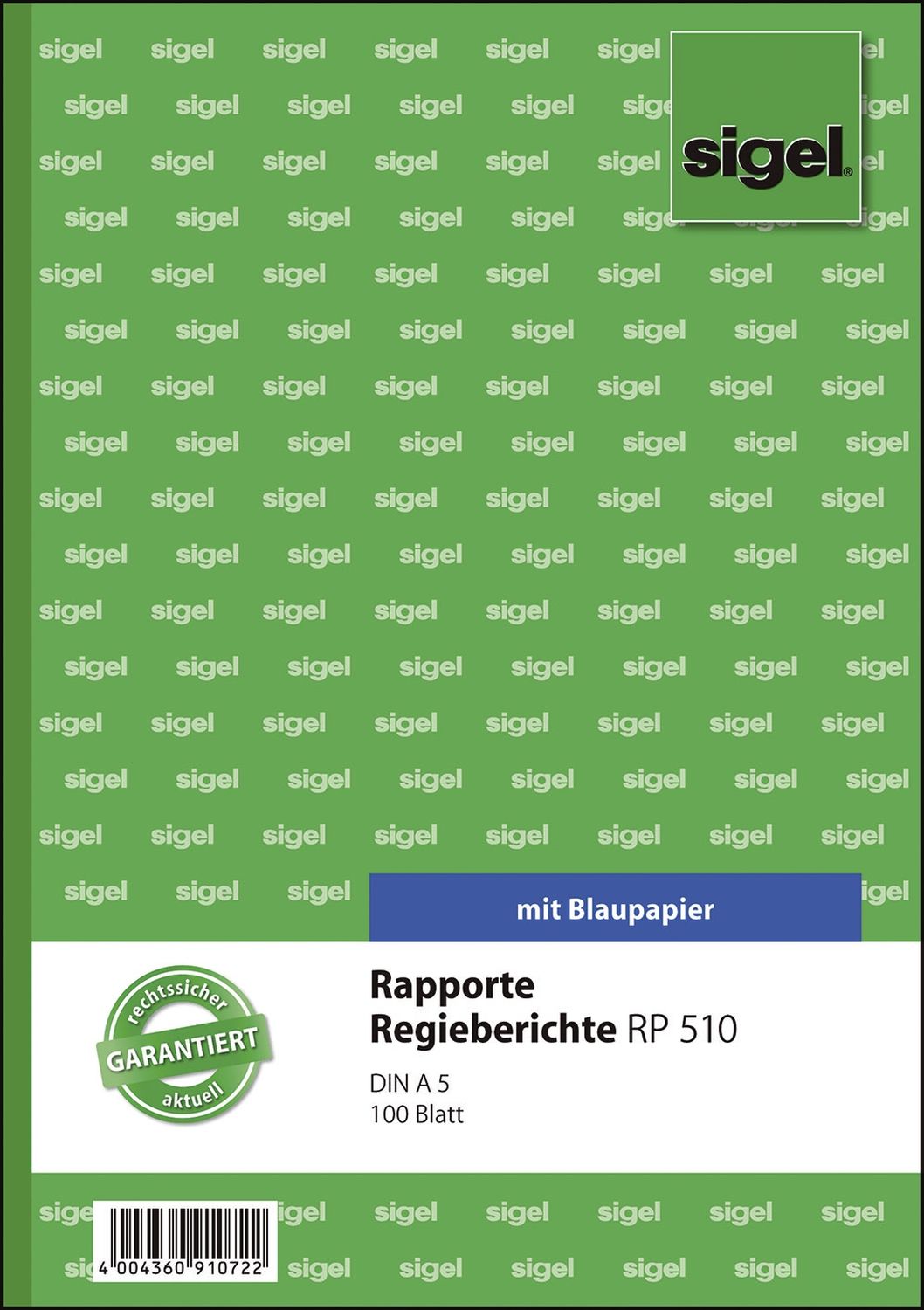 Rapporte/Regieberichte - A5, MP, 100 Blatt