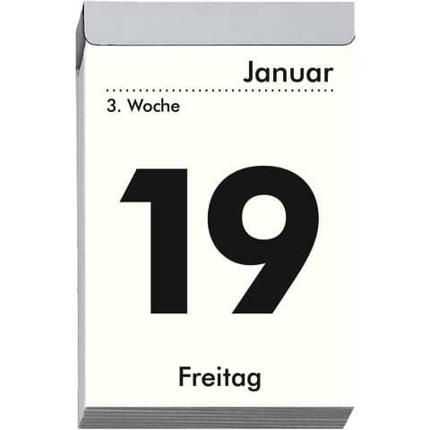 Zettler Abreißkalender Zettler 304, 602474, Jahr 2025, 1 Tag  auf 1 Seite, 6,5 x 10 cm