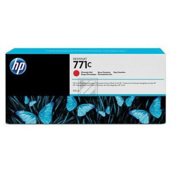 HP (Hewlett Packard) Original HP Tintenpatrone rot (B6Y08A,771C,NO771C)