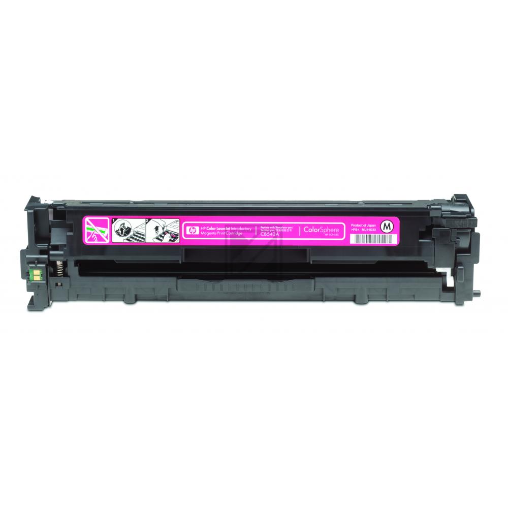 Originaltoner HP 125A (CB543A), ca. 1.400 Seiten, magenta