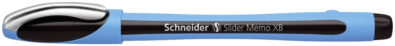 Kugelschreiber Slider Memo XB - 0,7 mm, schwarz (dokumentenecht)