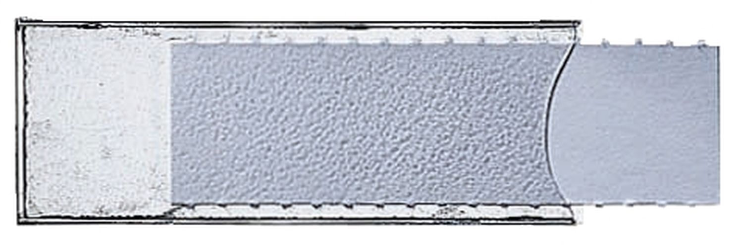 Vollsichtreiter Leitz Unischild 6004-00-01für Briefkörbe, selbstklebend, 50 Stück, transparent