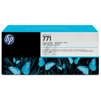 HP (Hewlett Packard) Original HP Tintenpatrone schwarz foto (B6Y13A,771C,NO771C)