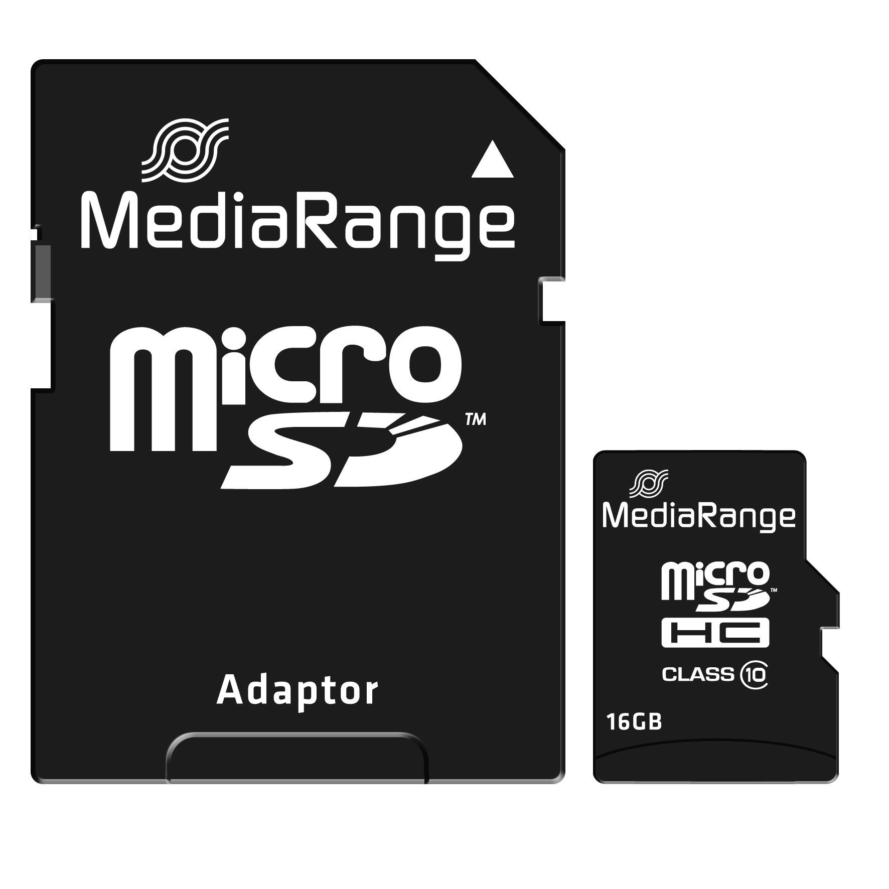 Micro SDHC Speicherkarte 16GB Klasse 10 mit SD-Karten Adapter