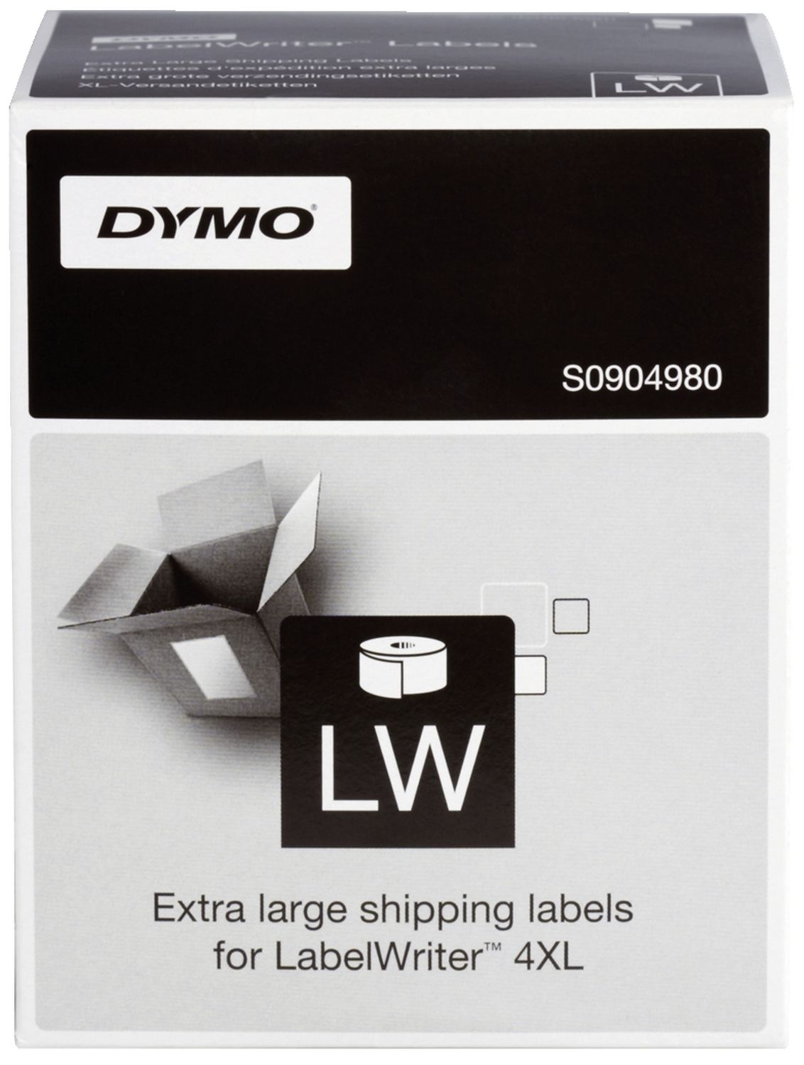 LabelWriter Etikettenrollen - Versandetikett, 104 x 159 mm, weiß