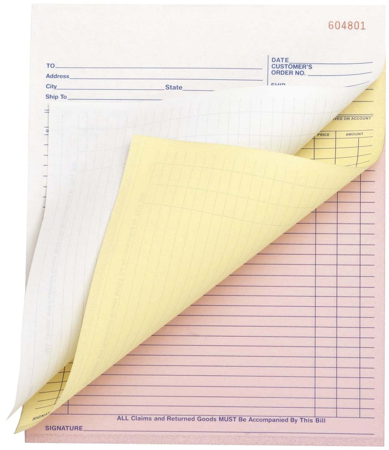 Durchschreibepapier Premium Digital Carbonless 003R99111, 4-fach, DIN A4, weiß/gelb/rosa/blau, 500 Blatt