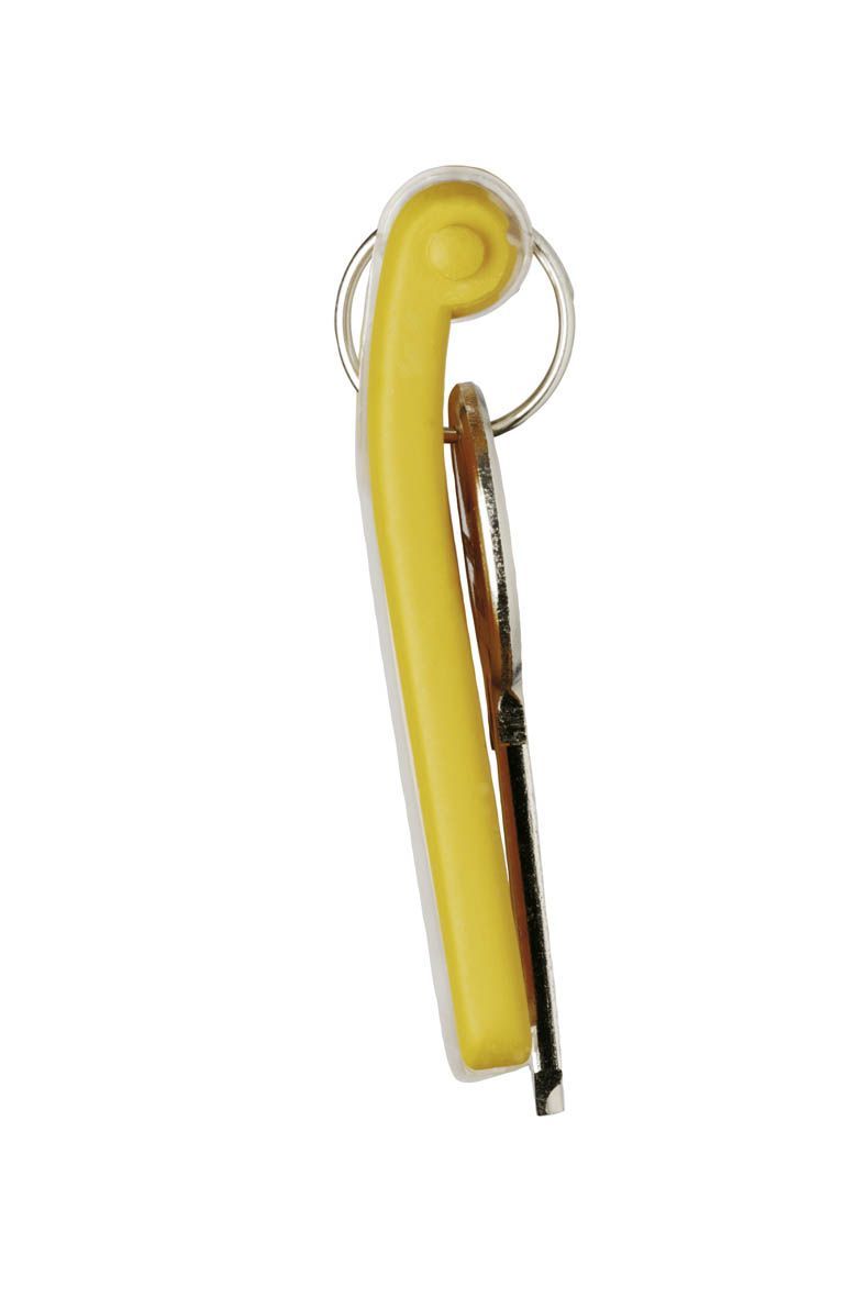 Schlüsselanhänger KEY CLIP - gelb - Beutel mit 6 Stück