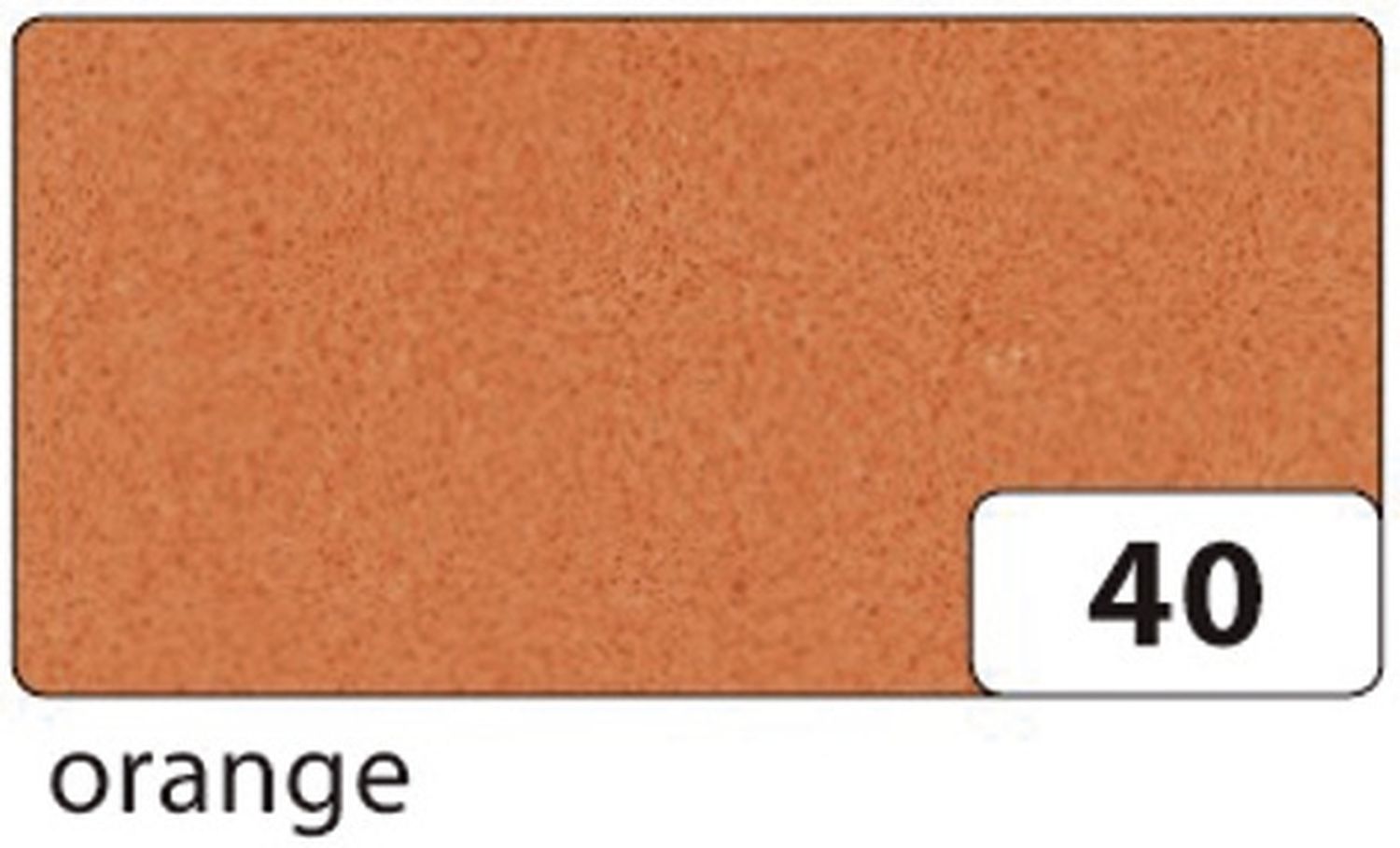 Moosgummi - 20 x 29 cm, orange