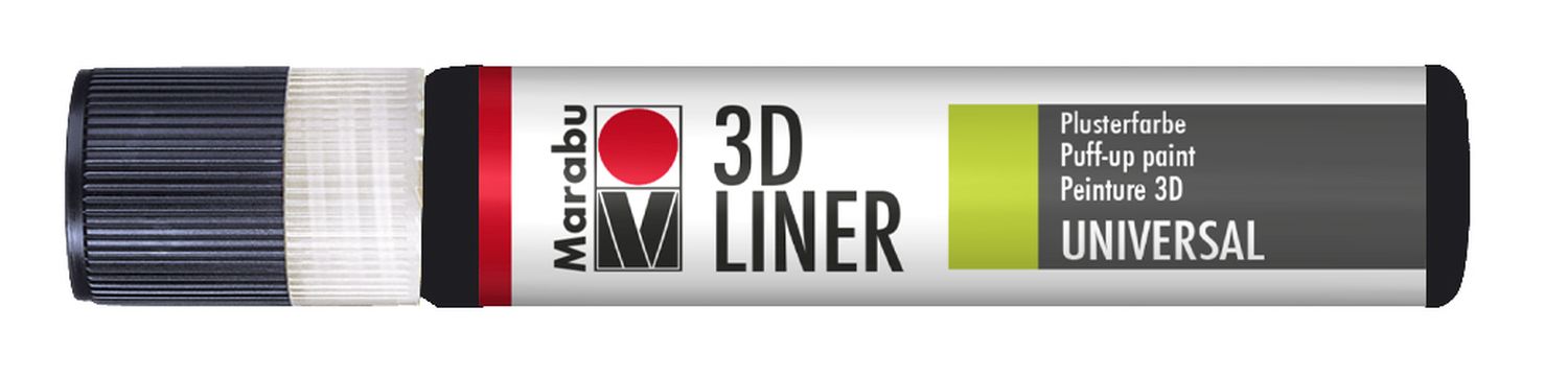 3D-Liner - schwarz 673, 25 ml