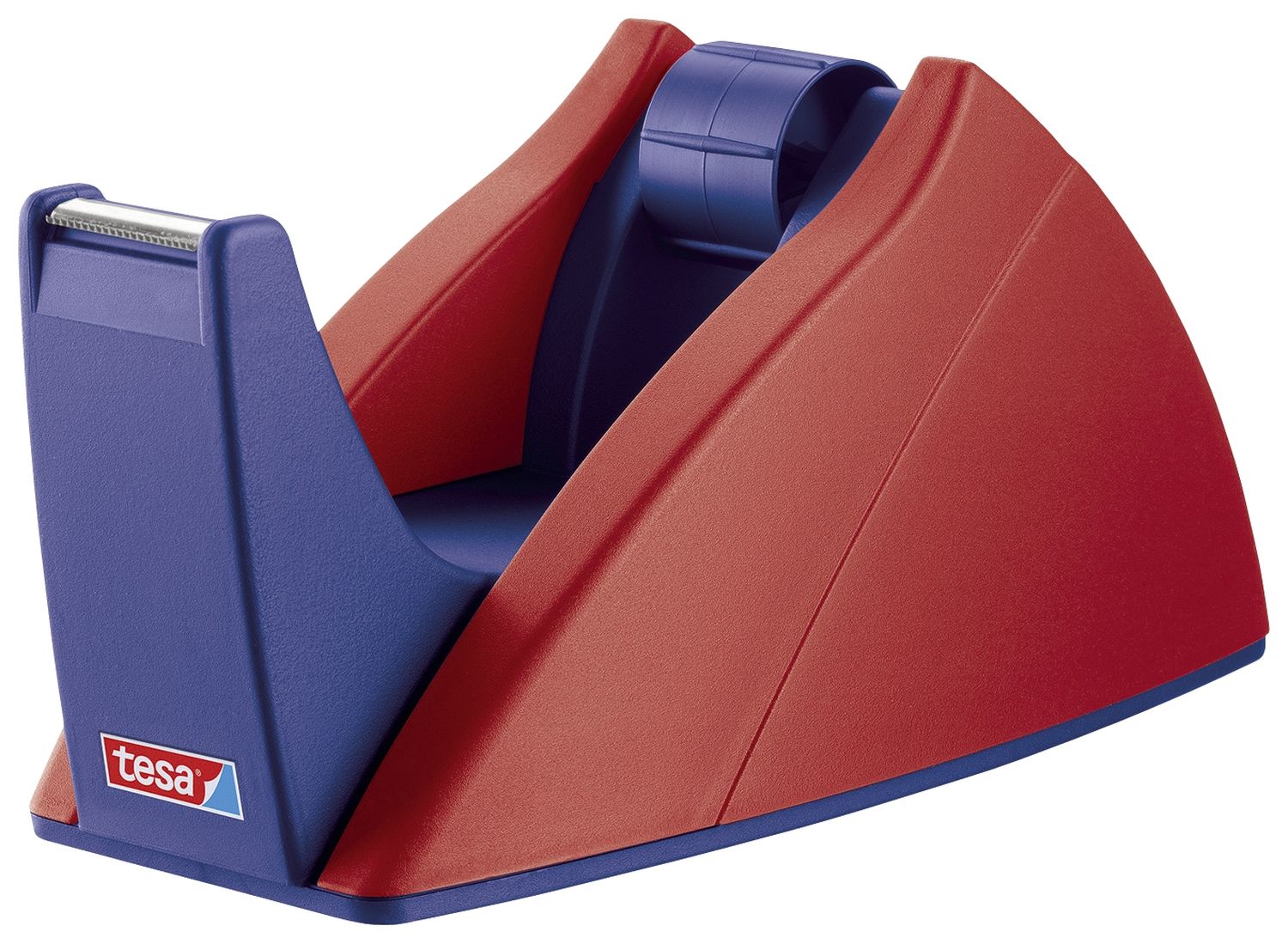 Tischabroller Easy Cut® - für Rollen bis 33 m x 19 mm, rot/blau