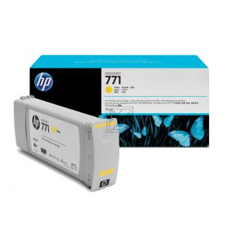 HP (Hewlett Packard) Original HP Tintenpatrone gelb (B6Y10A,771C,771CY,771CYELLOW,NO771C,NO771CY,NO771CYELLOW)