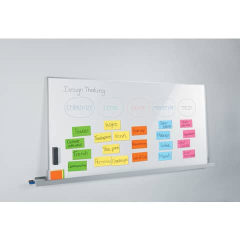 Whiteboard Sigel Meet up MUB05, 180 x 90 cm, lackiert, Alurahmen, stehen in Wandschiene