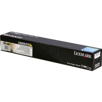 Original Lexmark Toner gelb (00C950X2YG,0C950X2YG,C950X2YG)