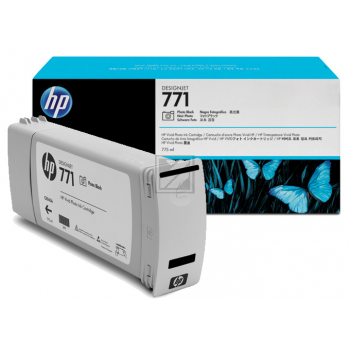 HP (Hewlett Packard) Original HP Tintenpatrone schwarz foto (B6Y13A,771C,NO771C)