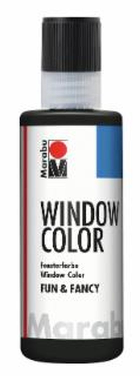 Window Color fun&fancy - Konturen-Schwarz 073, 80 ml