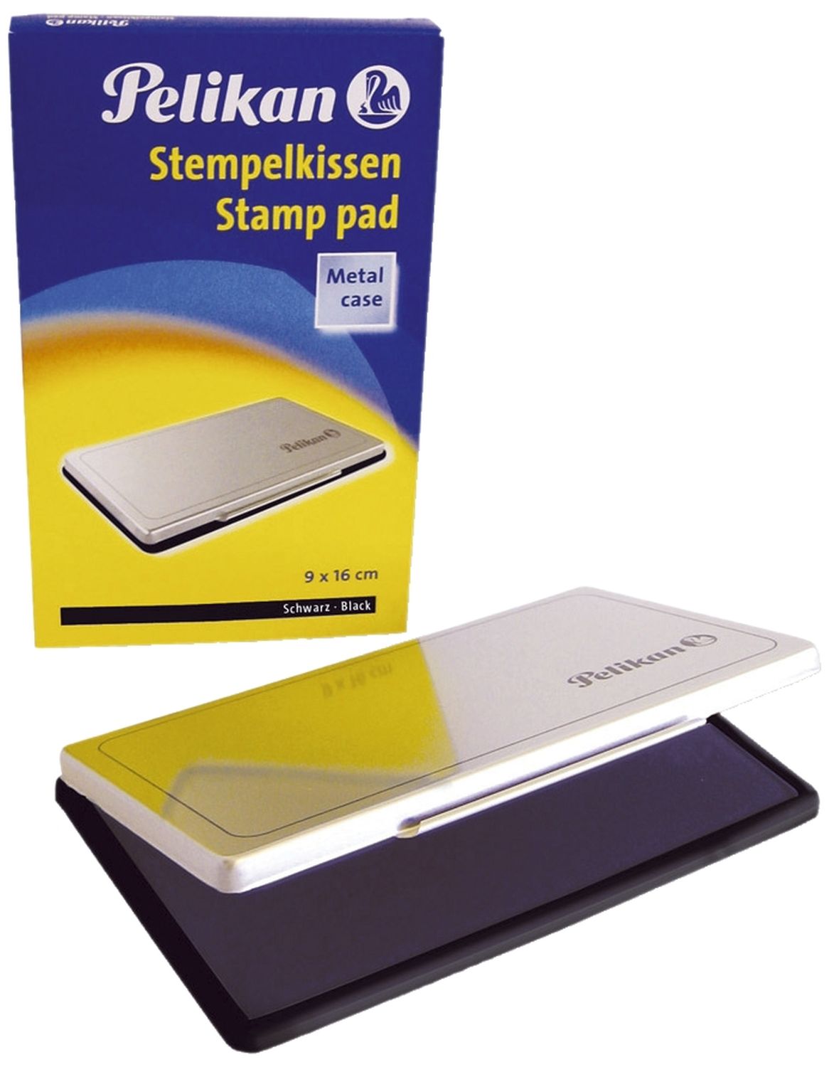 Stempelkissen 1 - 160 x 90 mm, schwarz getränkt