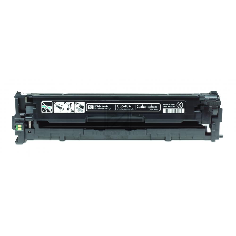 Originaltoner HP 125A (CB540A), ca. 2.200 Seiten, schwarz