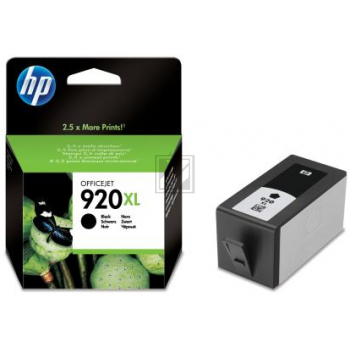 HP (Hewlett Packard) Original Tinte HP 920XL (CD975AE), ca. 1.200 Seiten, schwarz