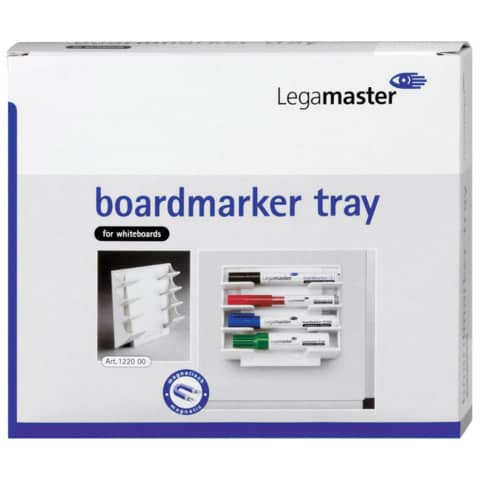 Legamaster Stiftehalter Legamaster 7-122000, magnetisch für Magnettafeln, weiß