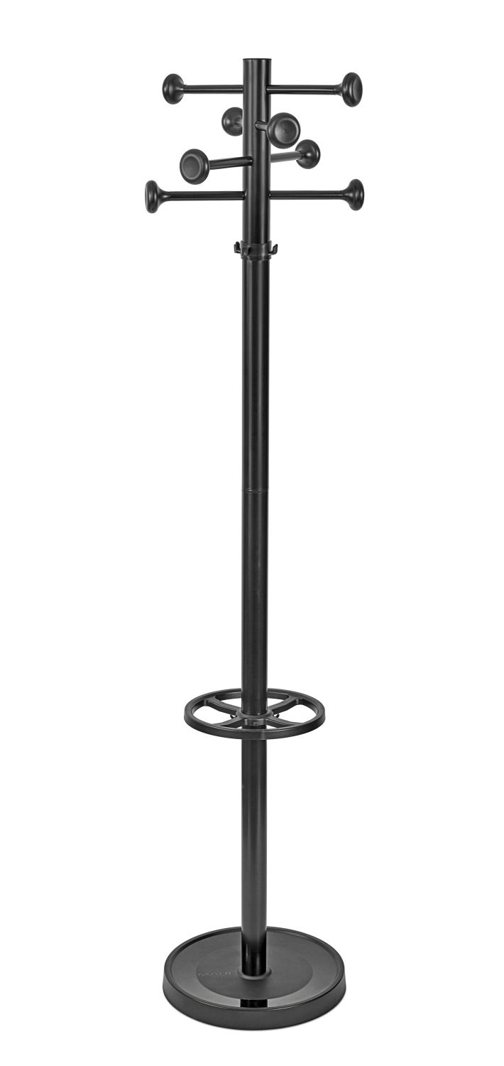 Garderobenständer Grando - 175 cm, schwarz