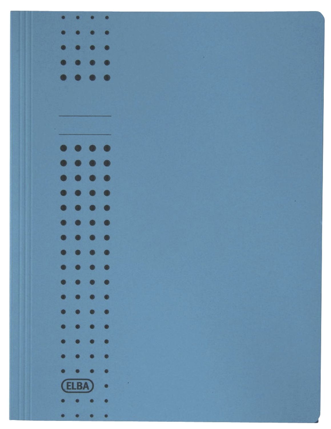 Sammelmappe chic A4, für ca. 100 DIN A4-Blätter, mit 3 Einschlagklappen, aus 320 g/m² Karton (RC), blau