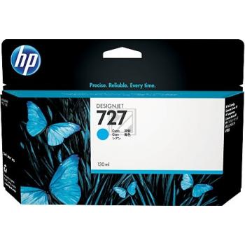 HP (Hewlett Packard) Original Tinte HP 727 (B3P19A), ca. 740 Seiten, cyan