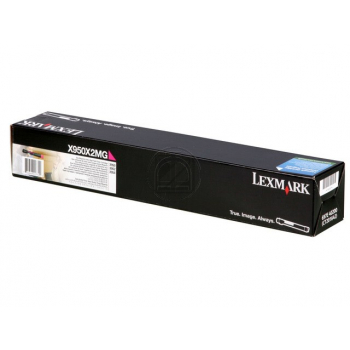 Lexmark Original Lexmark Toner magenta extra High-Capacity (00X950X2MG,0X950X2MG,X950X2MG)